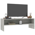 Tv-Benk Betonggrå 120X40X40 Cm Konstruert Tre