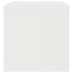 Tv-Benk Hvit 100X40X40 Cm Konstruert Tre