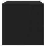 Tv-Benk Svart 100X40X40 Cm Konstruert Tre