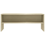 Tv-Benk Sonoma Eik 100X40X40 Cm Konstruert Tre