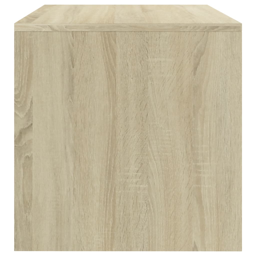 Tv-Benk Sonoma Eik 100X40X40 Cm Konstruert Tre