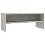 Tv-Benk Betonggrå 100X40X40 Cm Konstruert Tre