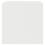 Tv-Benk Hvit 80X40X40 Cm Konstruert Tre