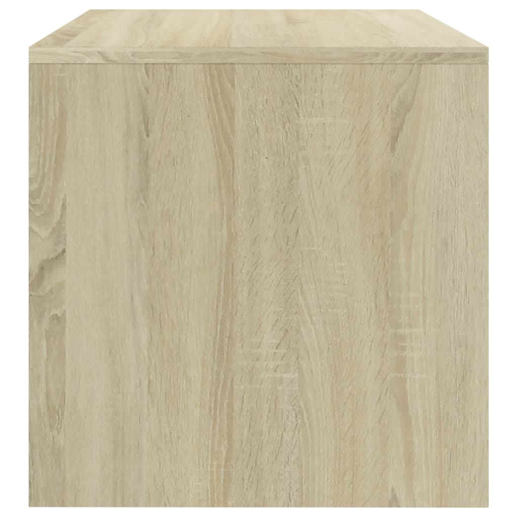 Tv-Benk Sonoma Eik 80X40X40 Cm Konstruert Tre