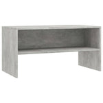 Tv-Benk Betonggrå 80X40X40 Cm Konstruert Tre