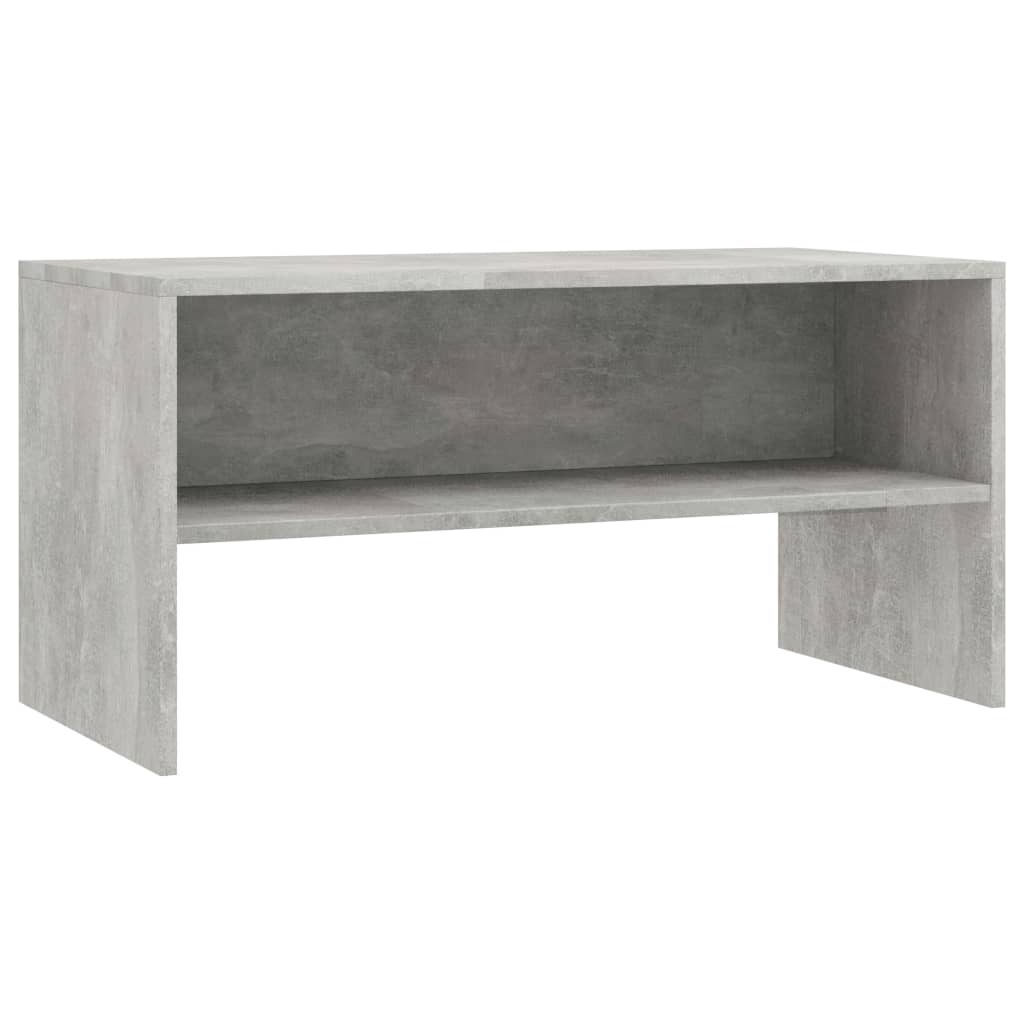 Tv-Benk Betonggrå 80X40X40 Cm Konstruert Tre