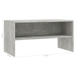 Tv-Benk Betonggrå 80X40X40 Cm Konstruert Tre