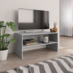 Tv-Benk Betonggrå 80X40X40 Cm Konstruert Tre