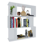 Bokhylle/Romdeler Hvit 80X24X96 Cm Konstruert Tre