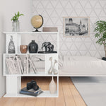 Bokhylle/Romdeler Hvit 80X24X96 Cm Konstruert Tre
