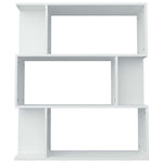 Bokhylle/Romdeler Hvit 80X24X96 Cm Konstruert Tre