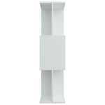 Bokhylle/Romdeler Hvit 80X24X96 Cm Konstruert Tre