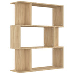 Bokhylle/Romdeler Sonoma Eik 80X24X96 Cm Konstruert Tre