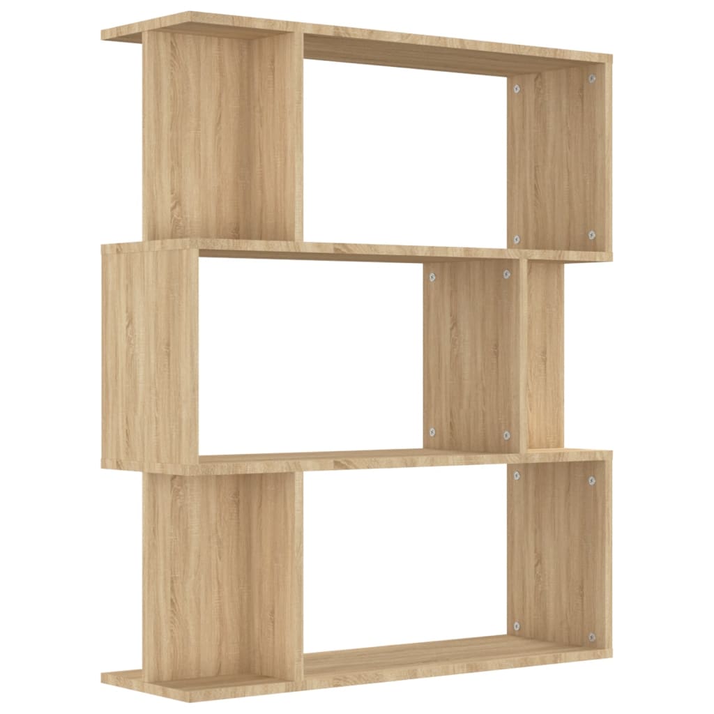 Bokhylle/Romdeler Sonoma Eik 80X24X96 Cm Konstruert Tre