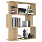 Bokhylle/Romdeler Sonoma Eik 80X24X96 Cm Konstruert Tre