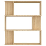 Bokhylle/Romdeler Sonoma Eik 80X24X96 Cm Konstruert Tre