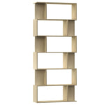 Bokhylle/Romdeler Sonoma Eik 80X24X192 Cm Konstruert Tre