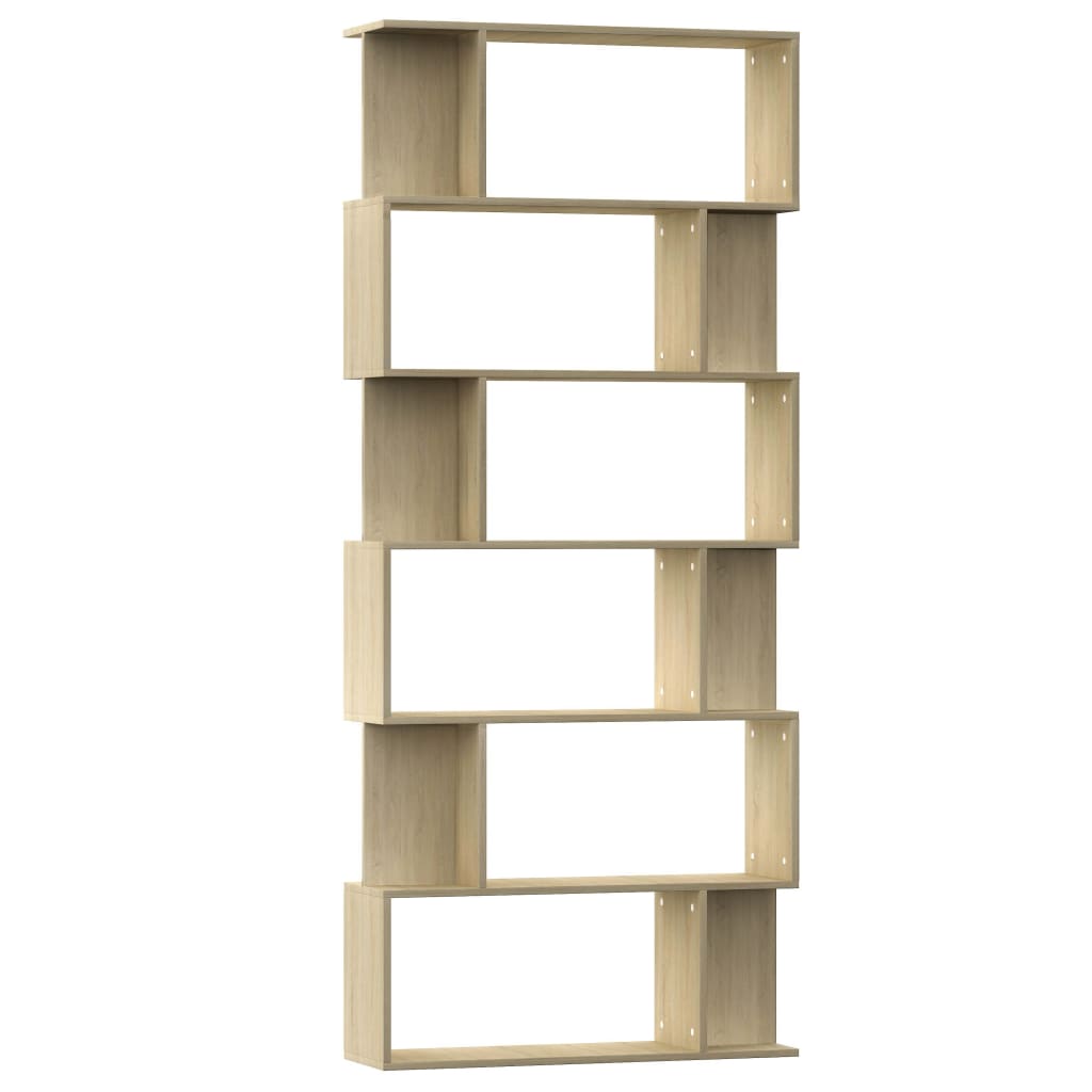 Bokhylle/Romdeler Sonoma Eik 80X24X192 Cm Konstruert Tre