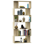 Bokhylle/Romdeler Sonoma Eik 80X24X192 Cm Konstruert Tre
