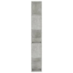 Bokhylle/Romdeler Betonggrå 80X24X159 Cm Konstruert Tre