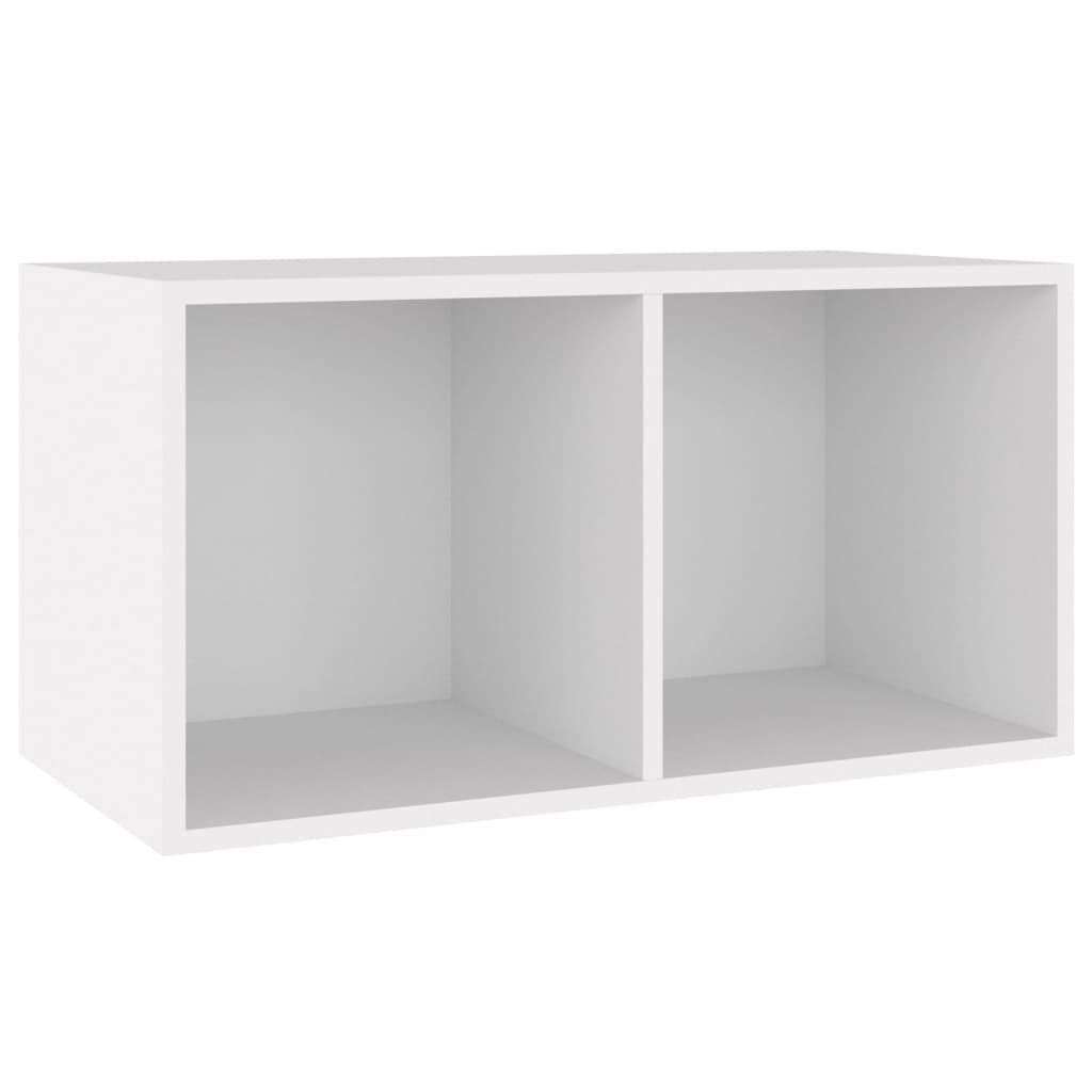 Oppbevaringsboks Lp Hvit 71X34X36 Cm Konstruert Tre