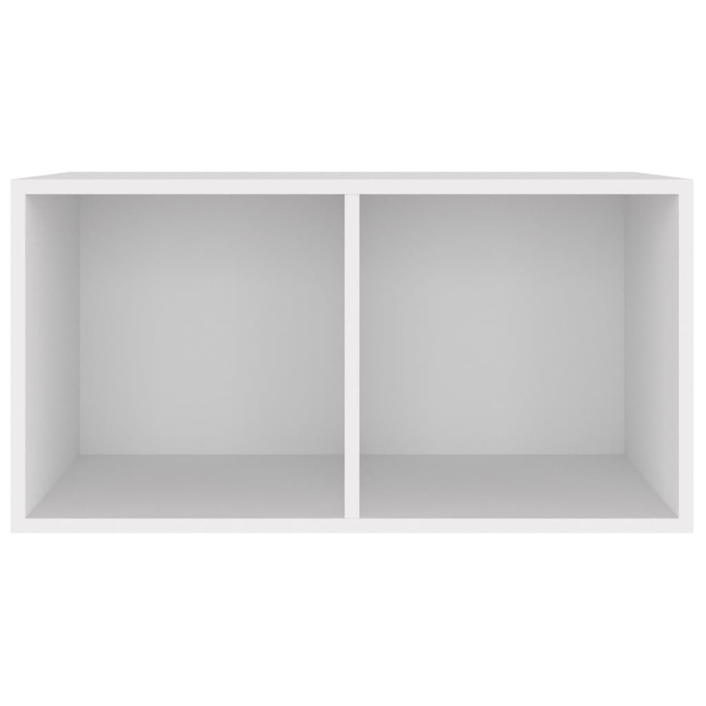 Oppbevaringsboks Lp Hvit 71X34X36 Cm Konstruert Tre
