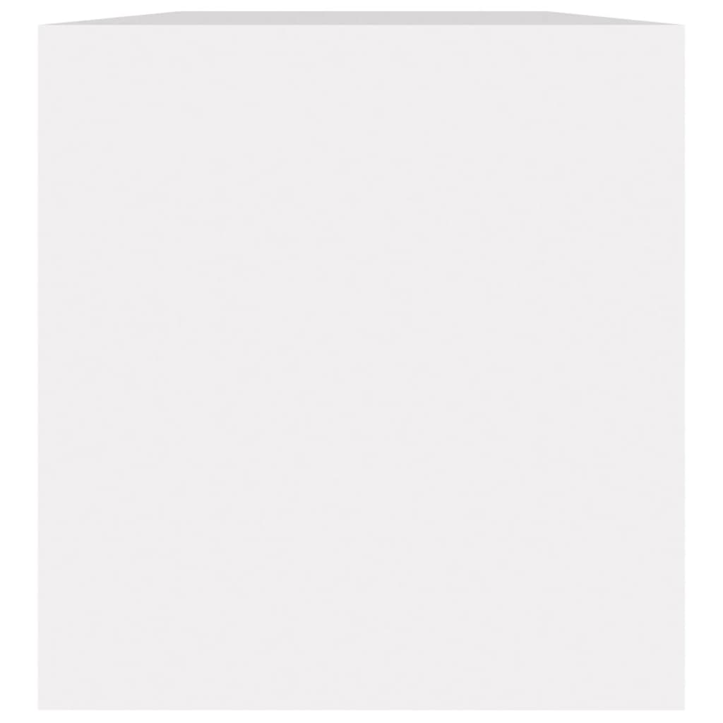 Oppbevaringsboks Lp Hvit 71X34X36 Cm Konstruert Tre