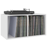 Oppbevaringsboks Lp Hvit 71X34X36 Cm Konstruert Tre