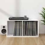 Oppbevaringsboks Lp Hvit 71X34X36 Cm Konstruert Tre
