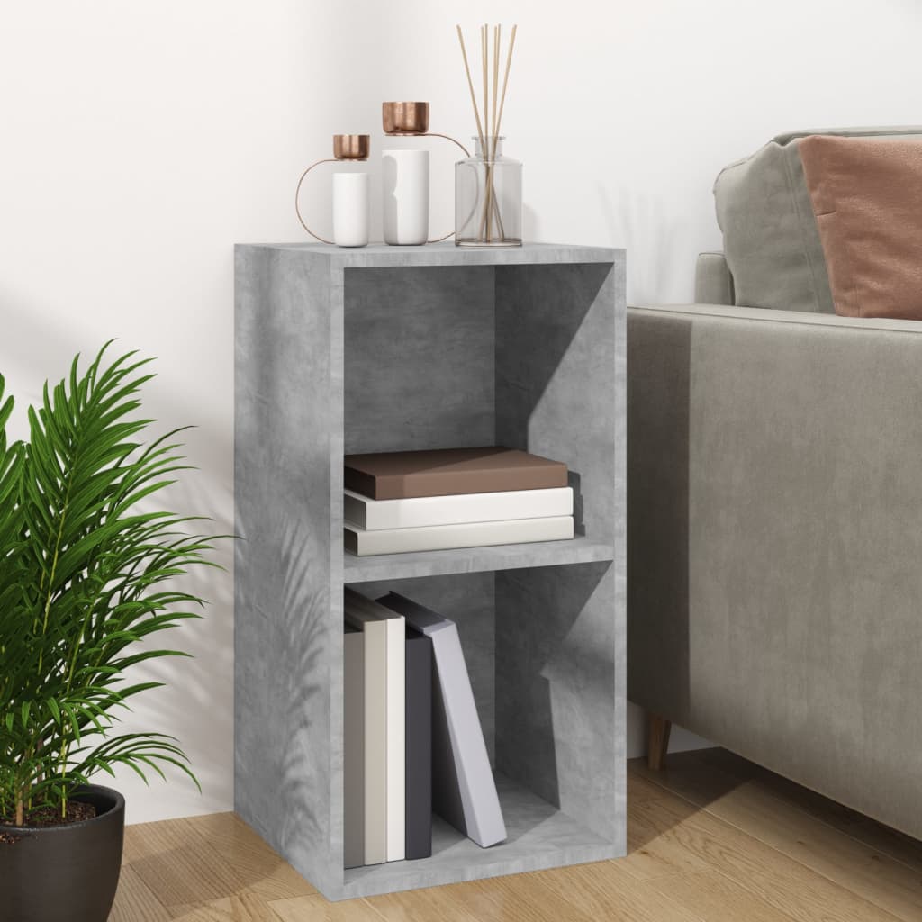 Oppbevaringsboks Lp Betonggrå 71X34X36 Cm Konstruert Tre