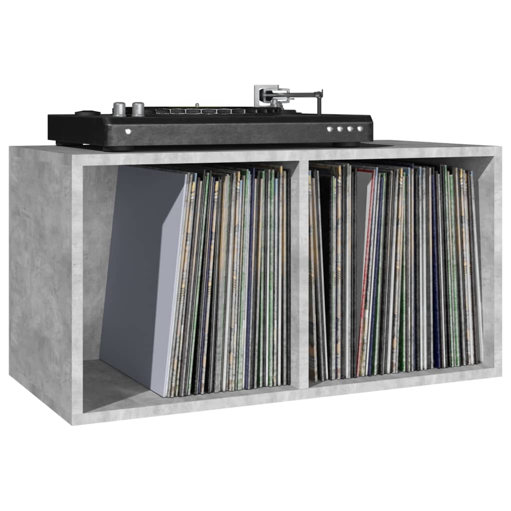 Oppbevaringsboks Lp Betonggrå 71X34X36 Cm Konstruert Tre