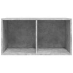 Oppbevaringsboks Lp Betonggrå 71X34X36 Cm Konstruert Tre