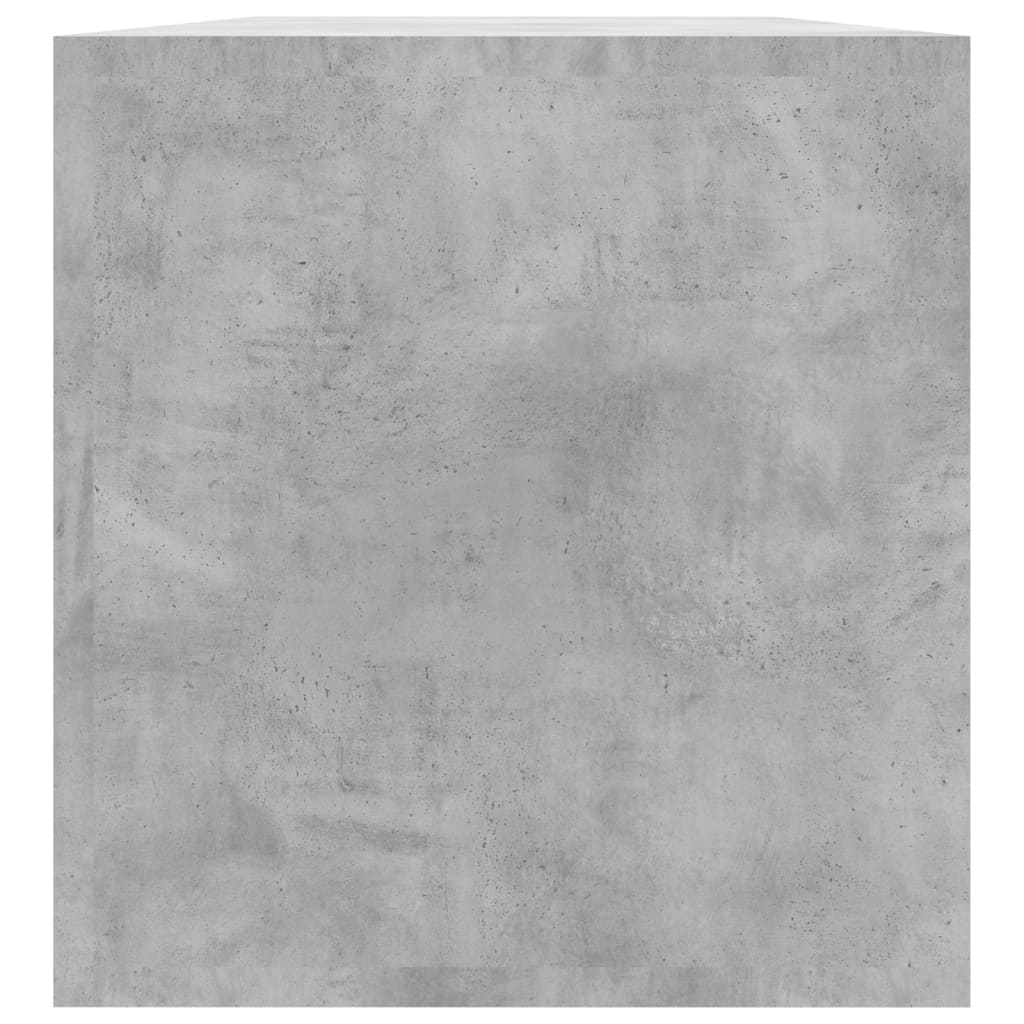 Oppbevaringsboks Lp Betonggrå 71X34X36 Cm Konstruert Tre