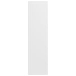 Bokhylle/Tv-Benk Hvit 36X30X114 Cm Konstruert Tre