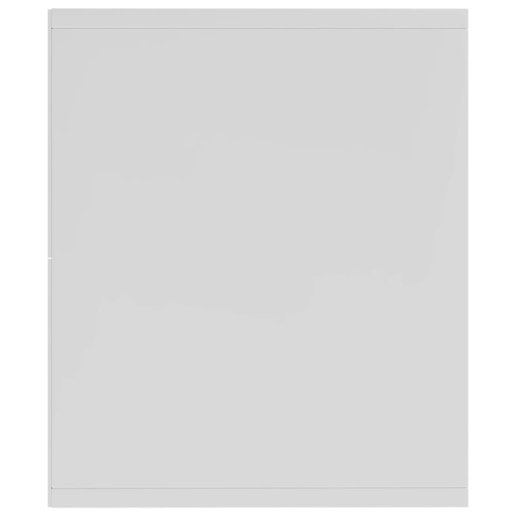 Bokhylle/Tv-Benk Hvit 36X30X114 Cm Konstruert Tre
