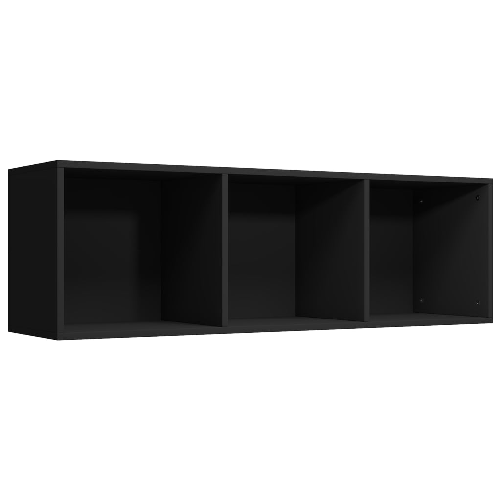 Bokhylle/Tv-Benk Svart 36X30X114 Cm Konstruert Tre