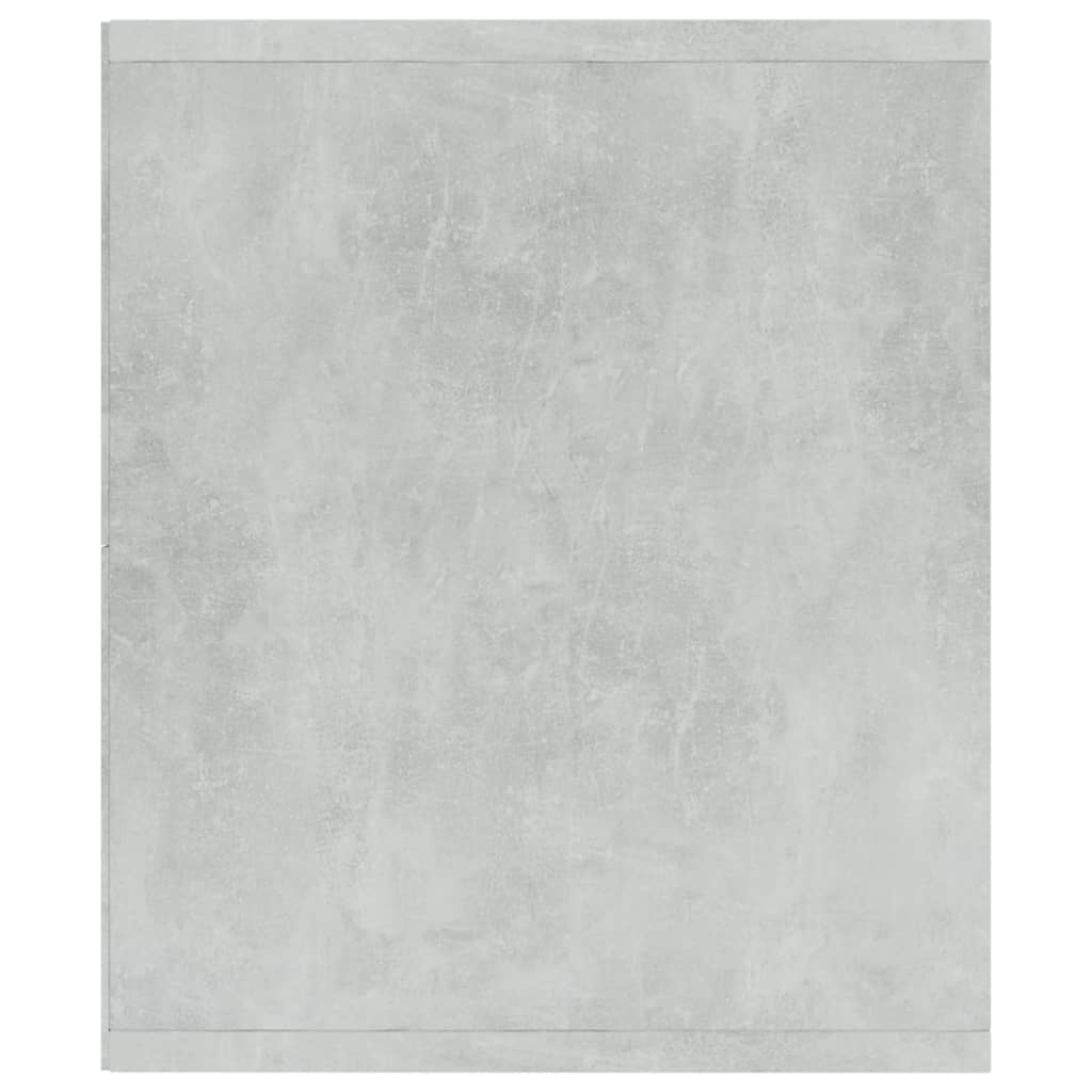Bokhylle/Tv-Benk Betonggrå 36X30X114 Cm Sponplate