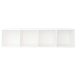 Bokhylle/Tv-Benk Hvit 36X30X143 Cm Konstruert Tre