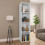 Bokhylle/Tv-Benk Hvit 36X30X143 Cm Konstruert Tre