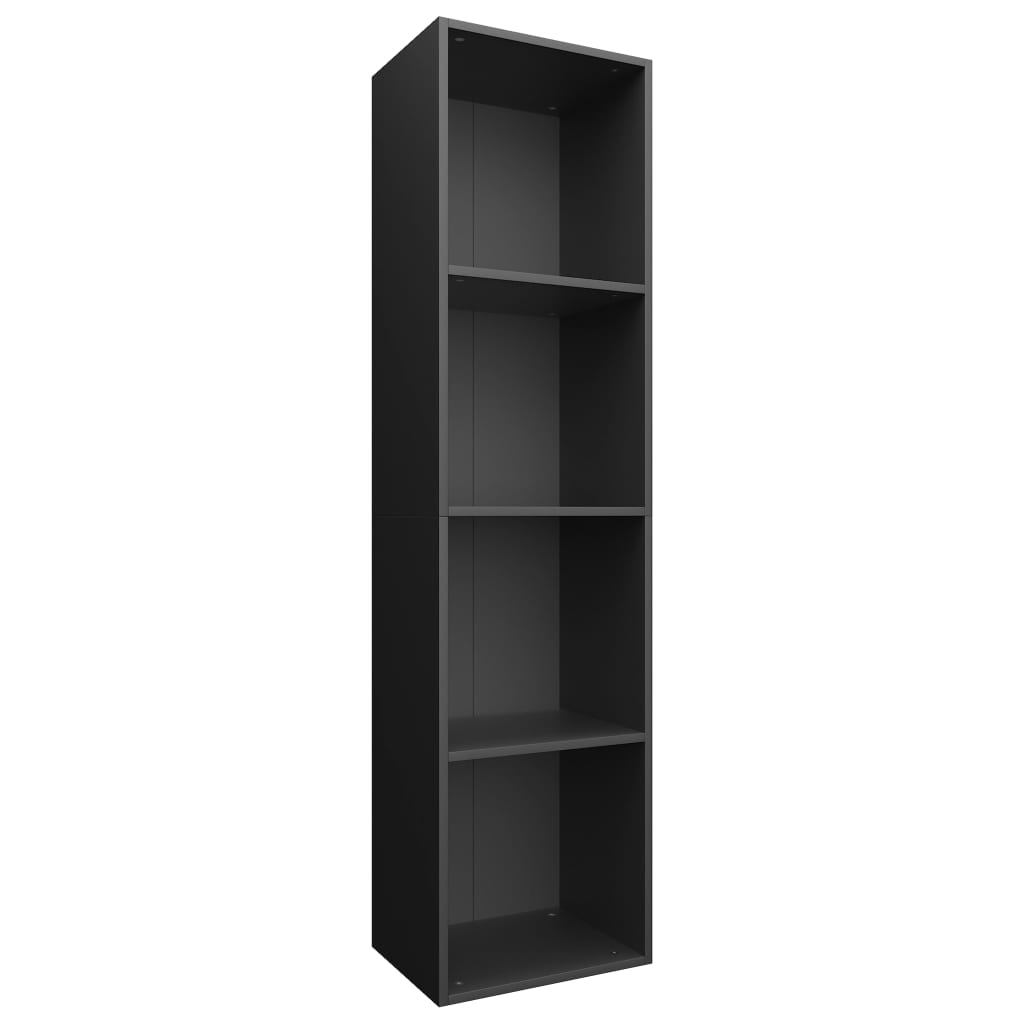 Bokhylle/Tv-Benk Svart 36X30X143 Cm Konstruert Tre