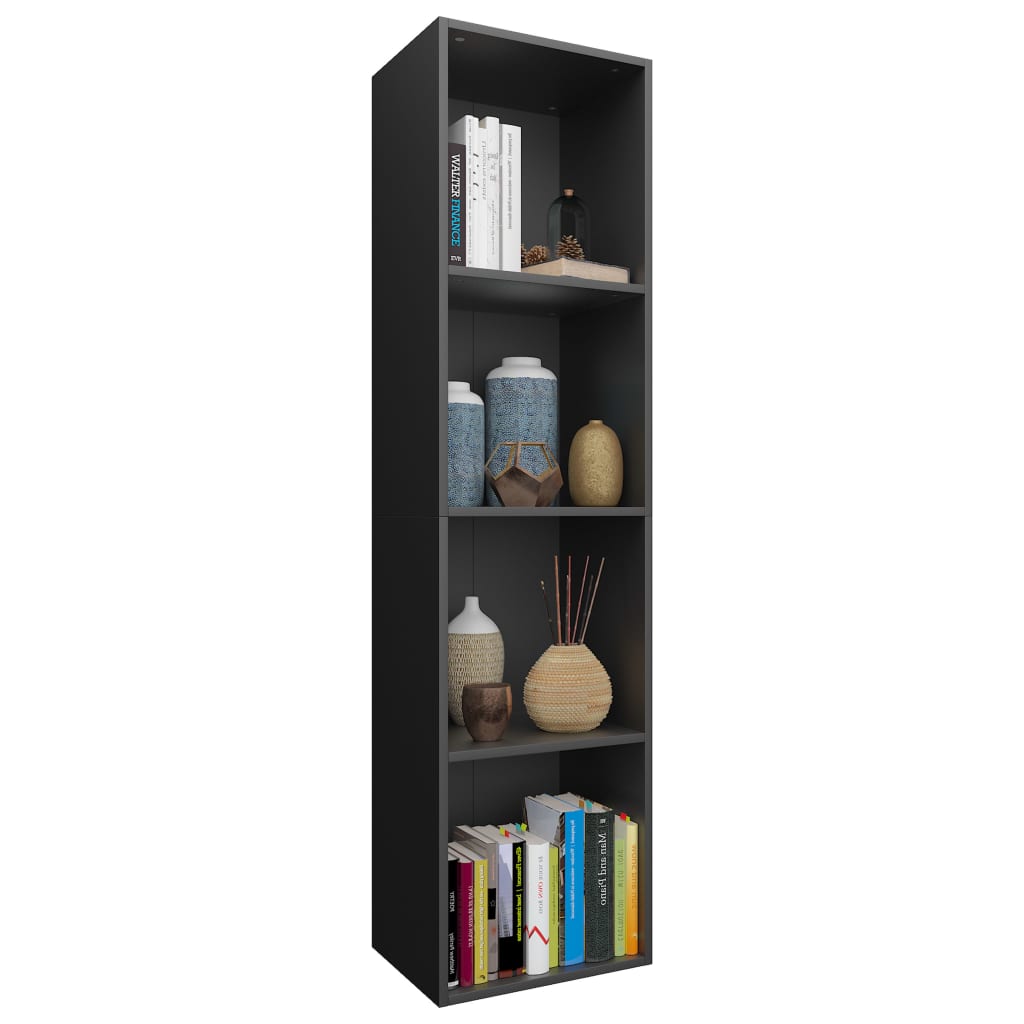 Bokhylle/Tv-Benk Svart 36X30X143 Cm Konstruert Tre