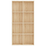 Bokhylle/Skjenk Sonoma Eik 66X30X130 Cm Konstruert Tre