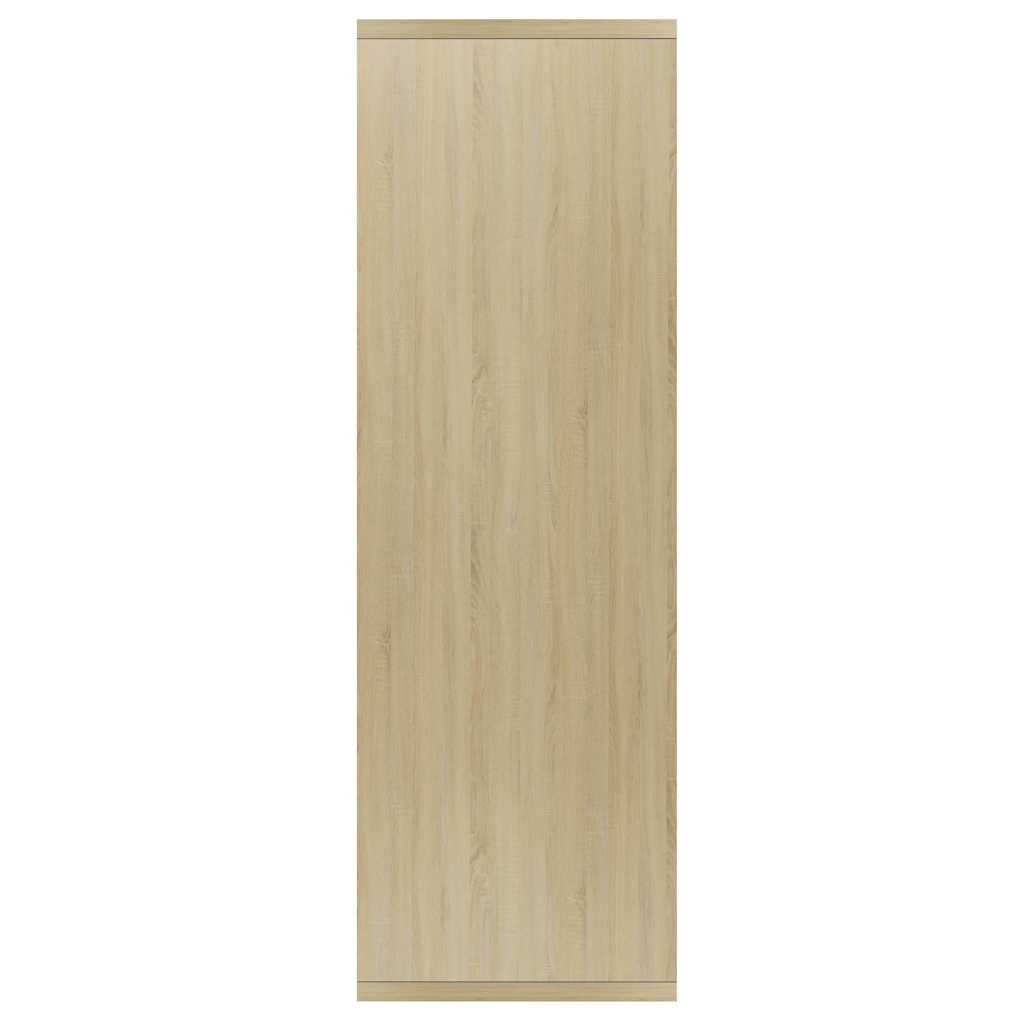 Bokhylle/Skjenk Sonoma Eik 50X25X80 Cm Konstruert Tre