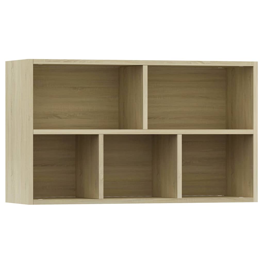 Bokhylle/Skjenk Sonoma Eik 50X25X80 Cm Konstruert Tre