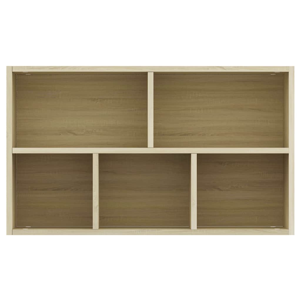 Bokhylle/Skjenk Sonoma Eik 50X25X80 Cm Konstruert Tre
