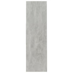Bokhylle Betonggrå 97,5X29,5X100 Cm Konstruert Tre