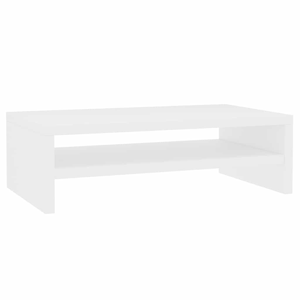 Skjermstativ Hvit 42X24X13 Cm Konstruert Tre