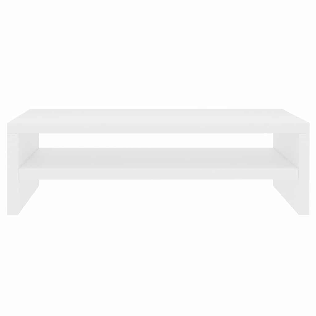 Skjermstativ Hvit 42X24X13 Cm Konstruert Tre