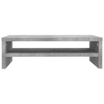 Skjermstativ Betonggrå 42X24X13 Cm Konstruert Tre