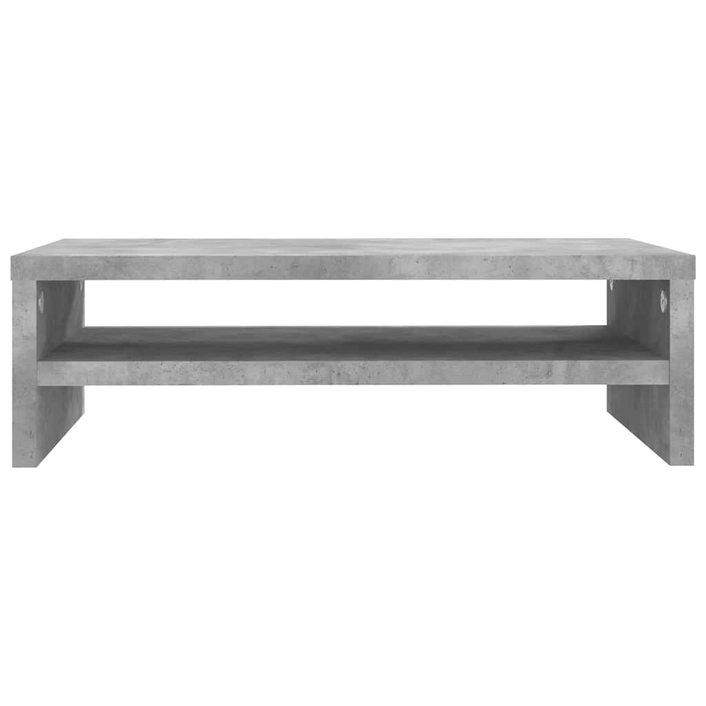 Skjermstativ Betonggrå 42X24X13 Cm Konstruert Tre